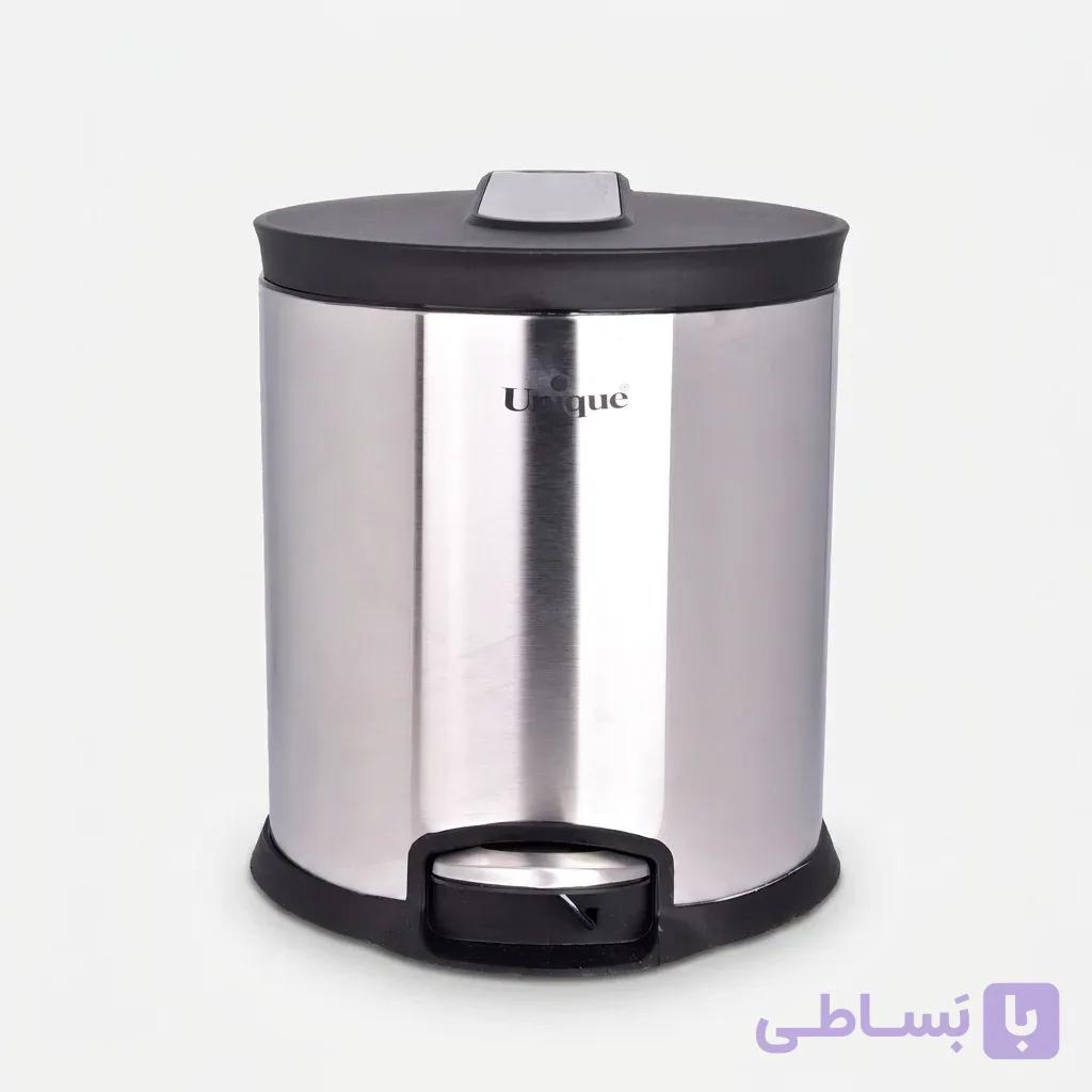 سطل زباله یونیک مدل استیل 14 لیتر کد 4450
