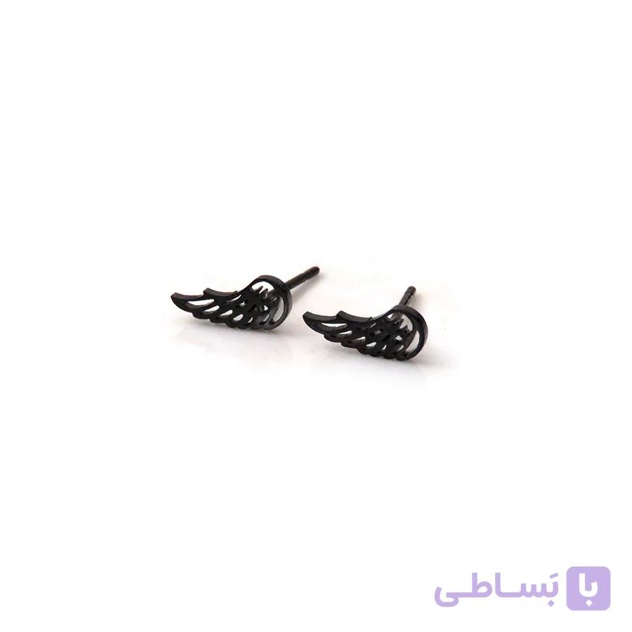گوشواره میخی پر کد EA11116 — تصویر 1