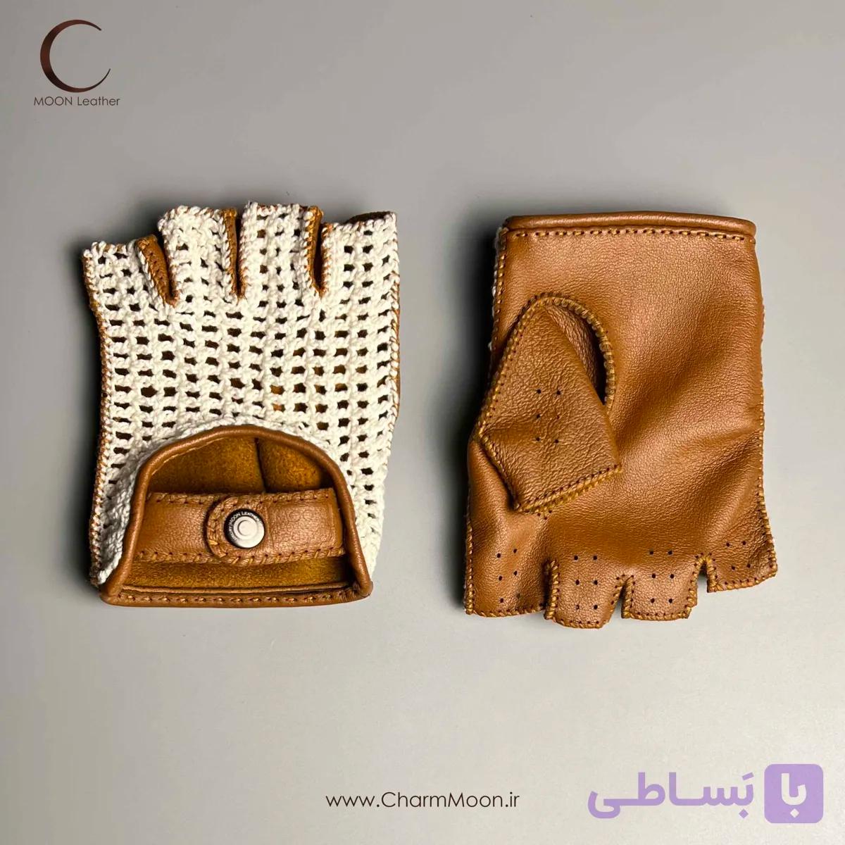 دستکش چرم رانندگی Oldmoney Krose — تصویر 1