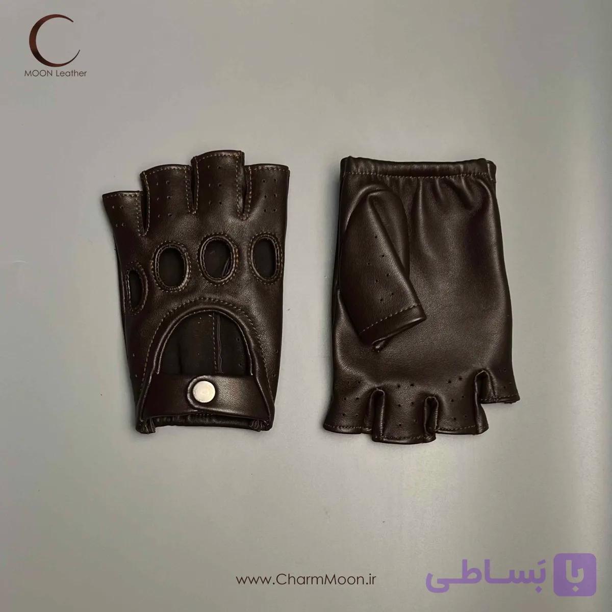 دستکش چرم رانندگی Ogdoo Defleron — تصویر 1