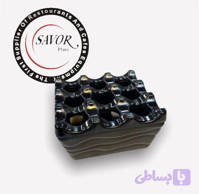 زیر سیگاری ملامین ساور کد ۱۶۰۰BL