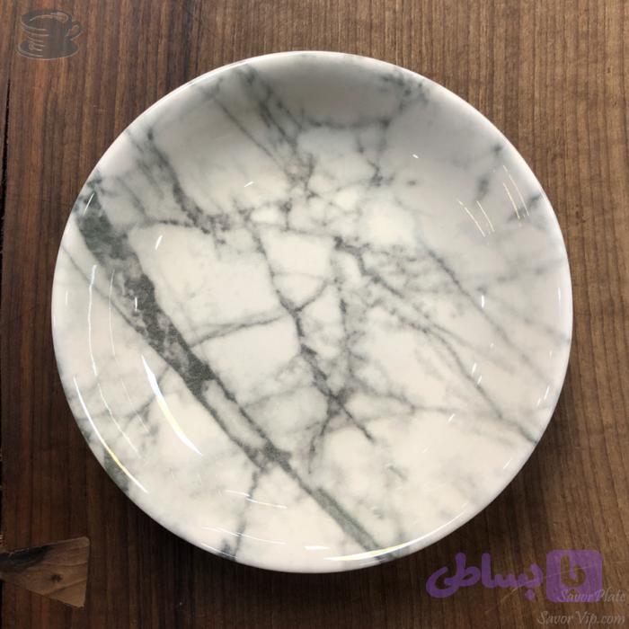 بشقاب گود طرح سنگ ساور کد 8263 — تصویر 1