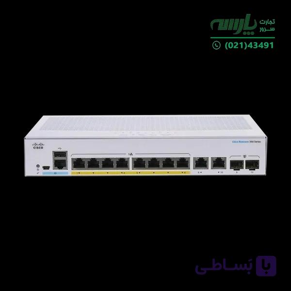 سوئیچ شبکه سیسکو 8 پورت CBS350-8FP-E-2G — تصویر 1