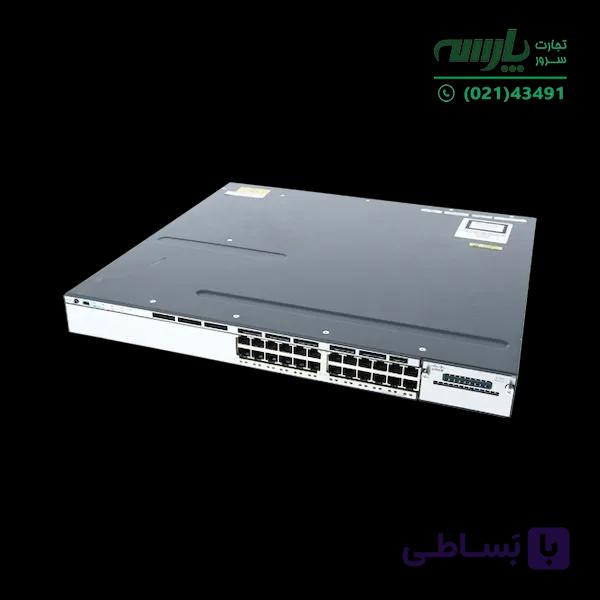 سوئیچ شبکه سیسکو 24 پورت WS-C3750X-24T-E — تصویر 1