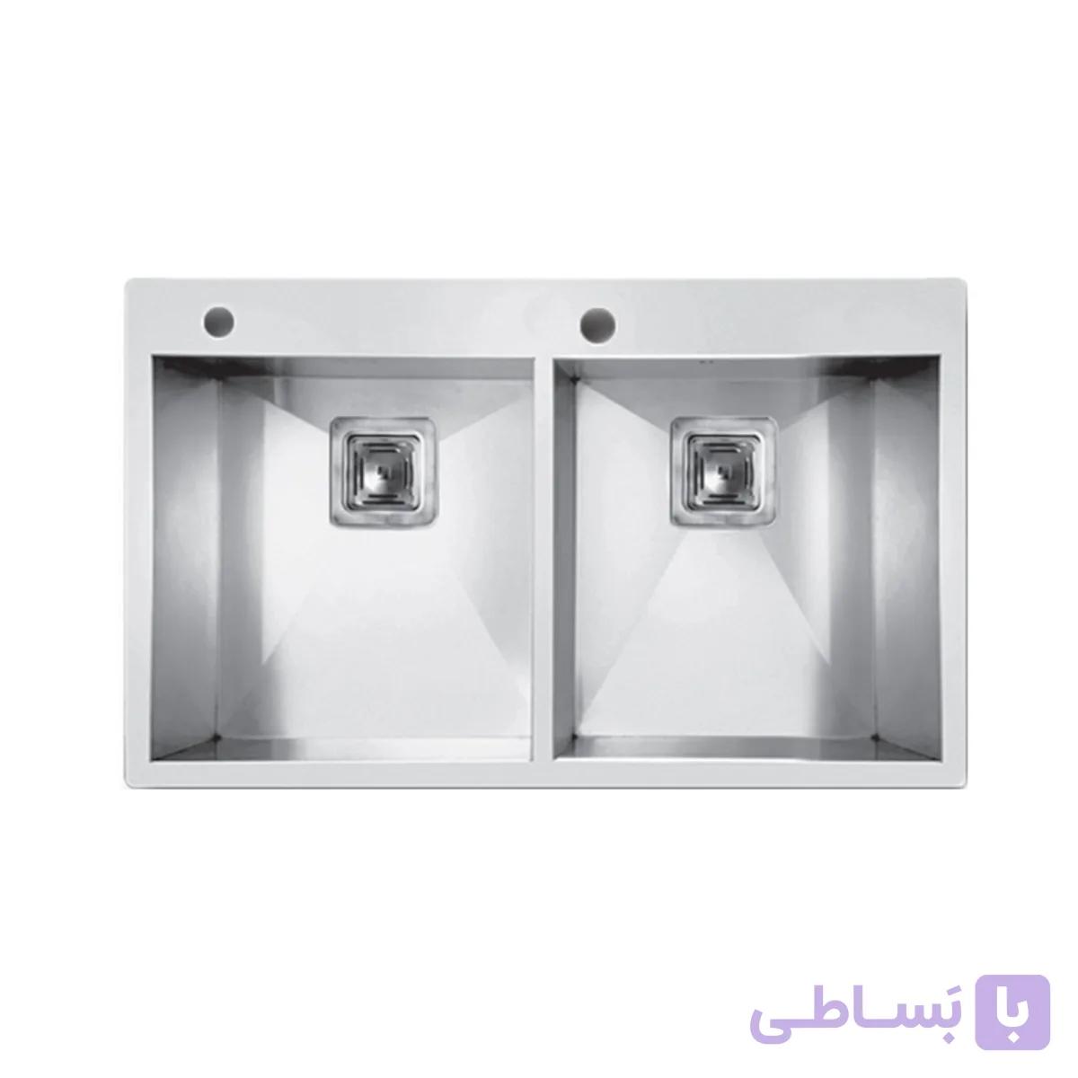سینک ظرفشویی باکسی توکار اخوان مدل 335 — تصویر 1