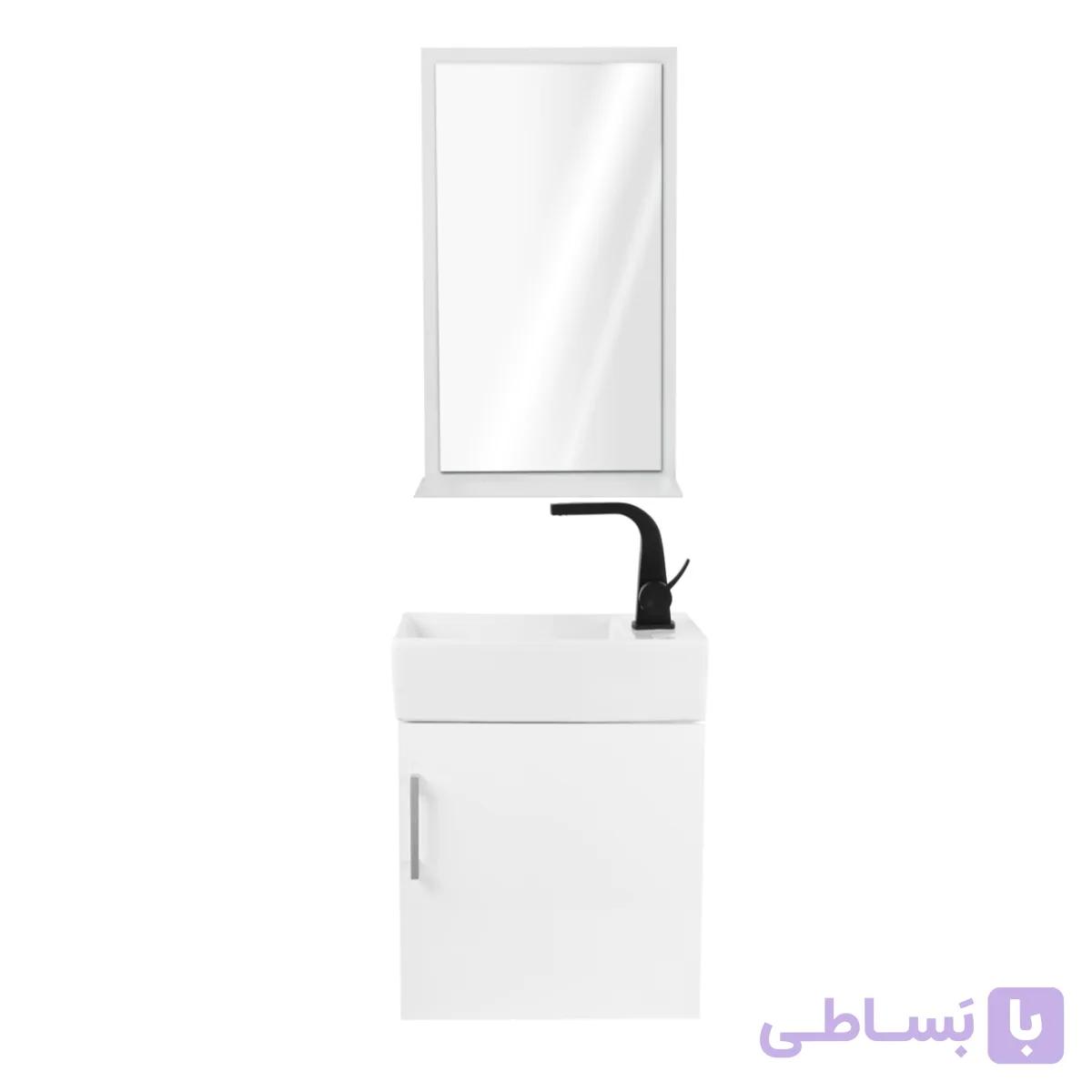 ست کابین روشویی و آینه چارسو مدل آرینا Aryna (سایز 45) — تصویر 1