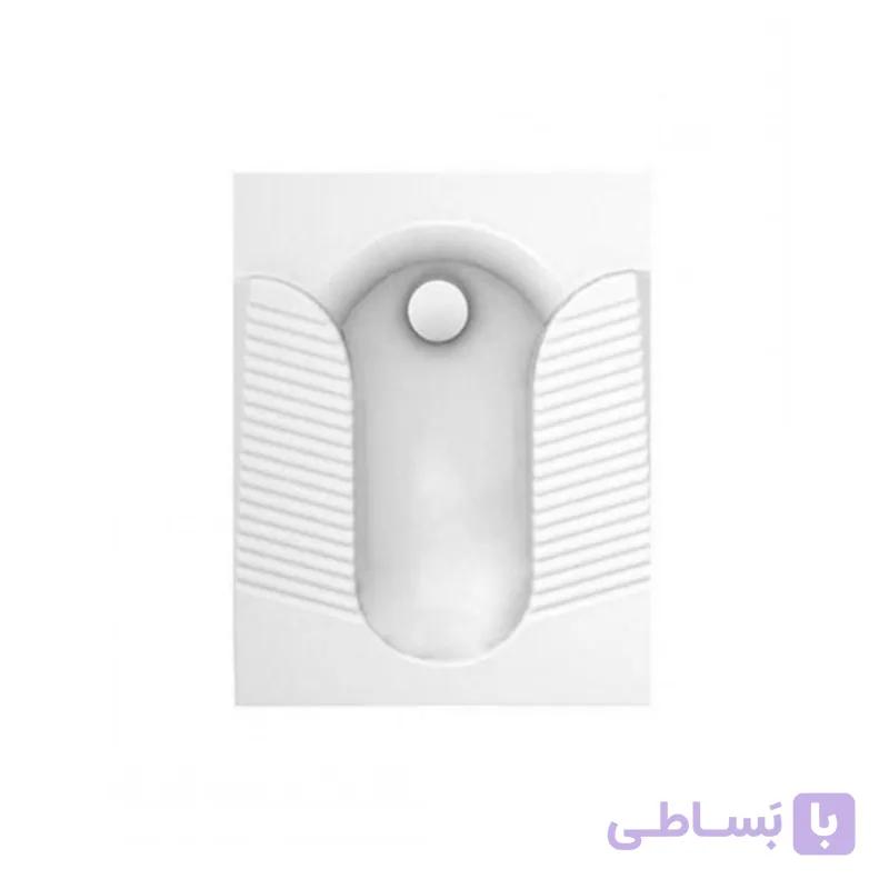 توالت گاتریا مدل تیتان بزرگ خط دار ریم بسته — تصویر 1