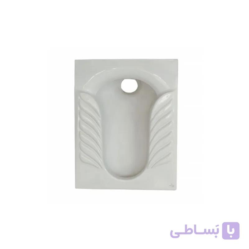 توالت ایرانی گلسار مدل یاس ریم بسته