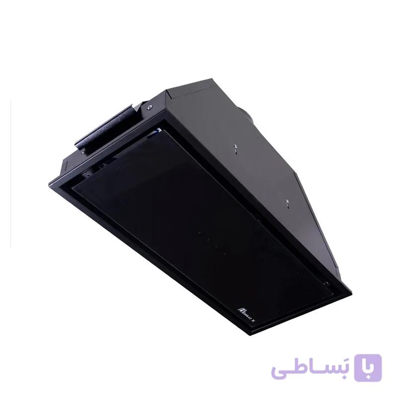 هود مخفی بیمکث مدل 2068  سایز 60 مشکی با موتور فلزی — تصویر 1