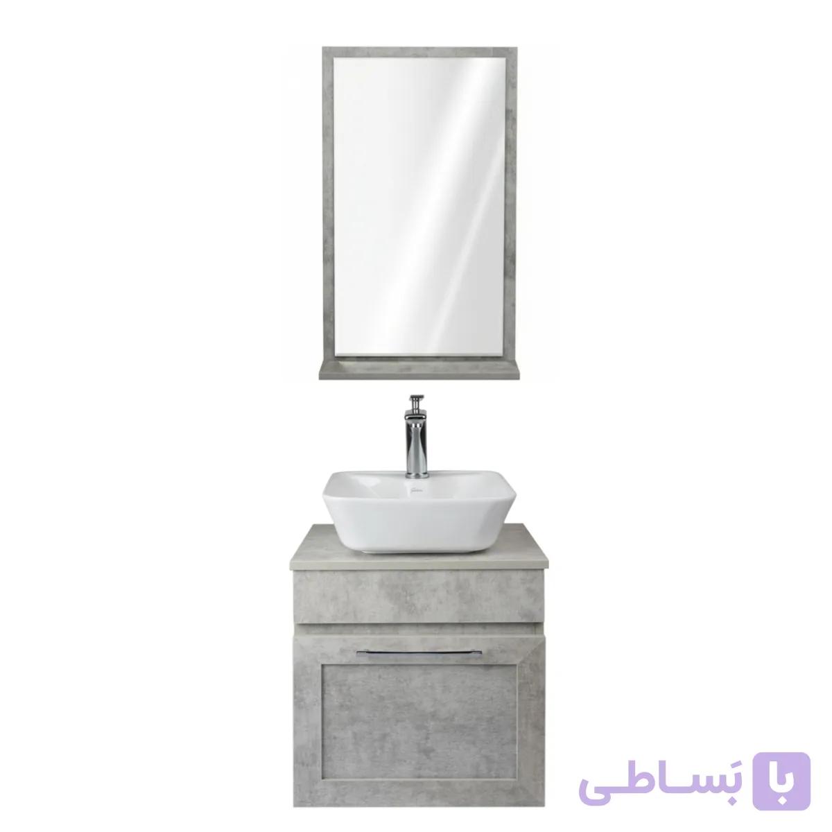 ست کابین روشویی و آینه چارسو مدل لیرا Lira (سایز 50 و 60) — تصویر 1