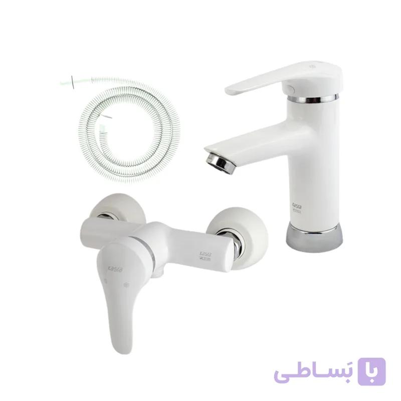 ست سه تکه کسری مدل آبتین سفید — تصویر 1