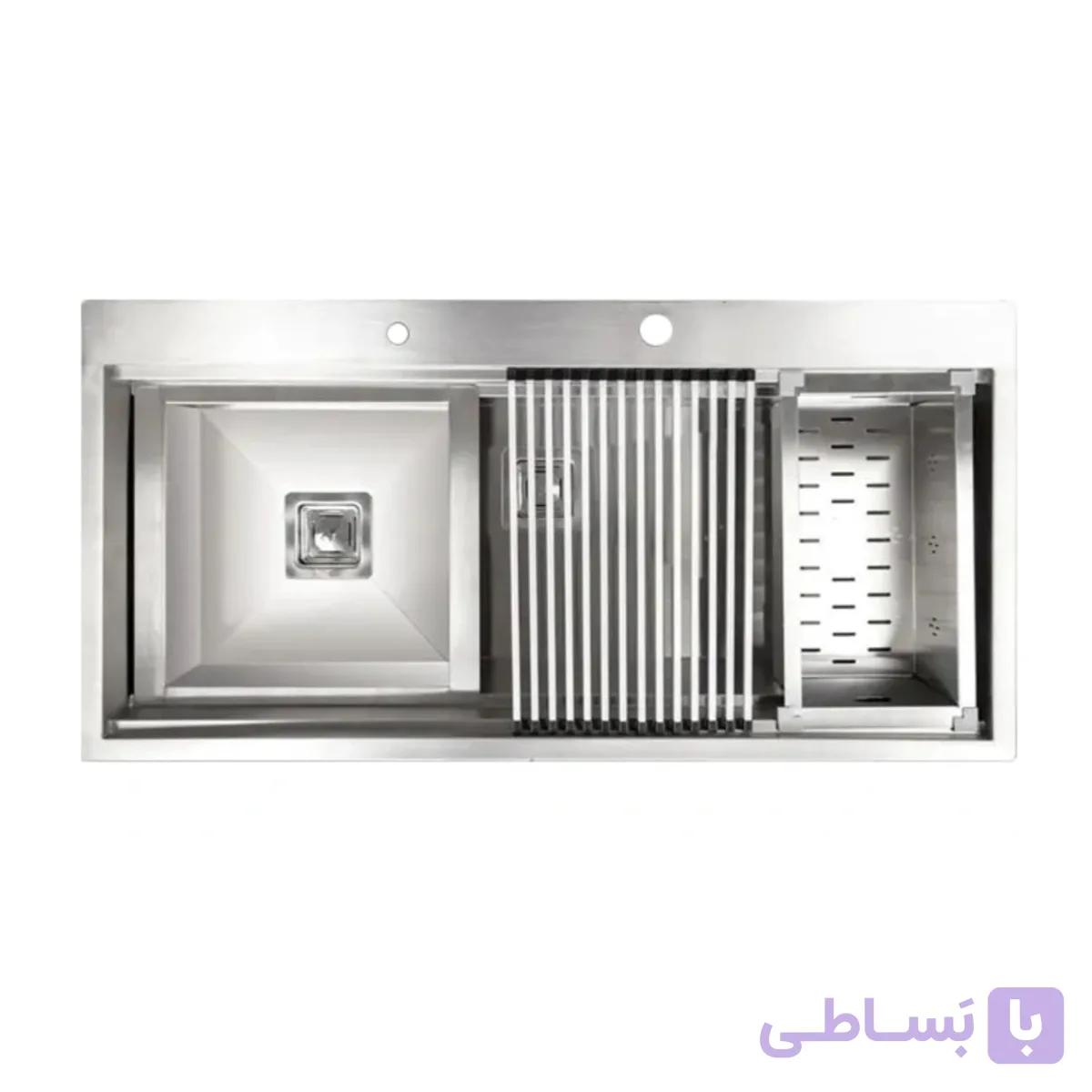 سینک ظرفشویی باکسی توکار اخوان مدل 355 — تصویر 1