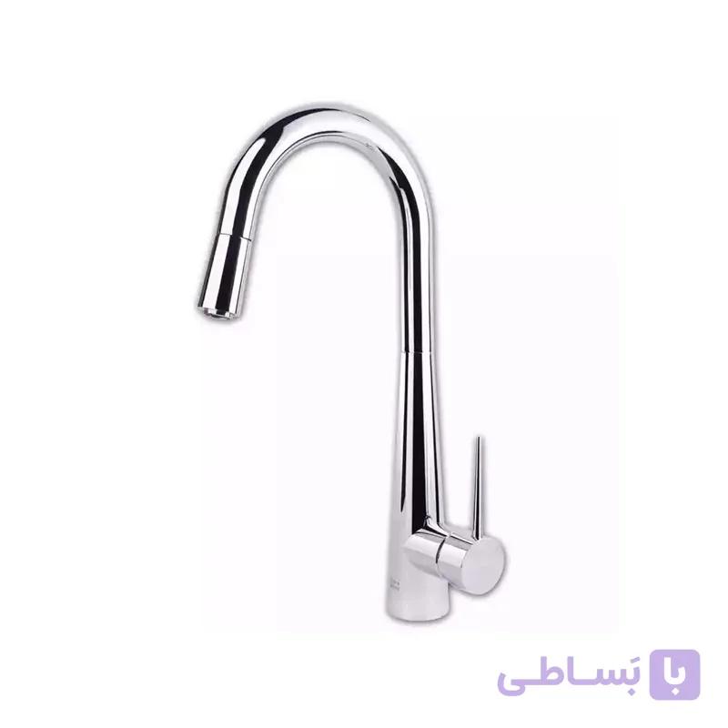شیر ظرفشویی شاوری کسری مدل آتوسا مشکی — تصویر 1