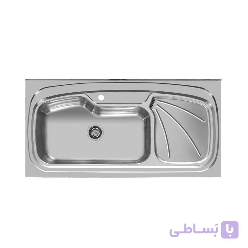 سینک ظرفشویی روکار اخوان مدل 134 — تصویر 1