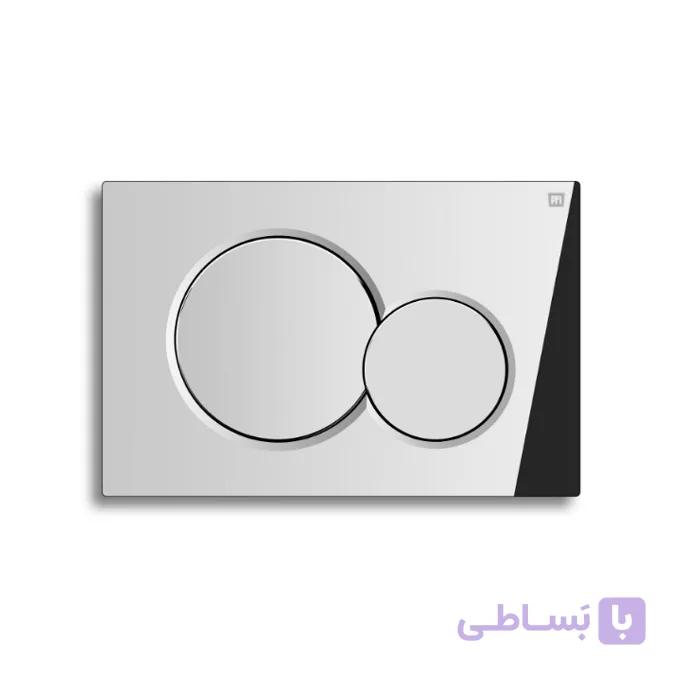 صفحه کلید تخلیه فلاش تانک توکار ایران سری تویین Tween — تصویر 1