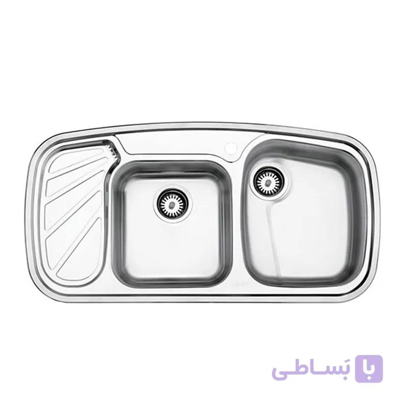 سينک ظرفشویی روکار استیل البرز مدل 200 — تصویر 1