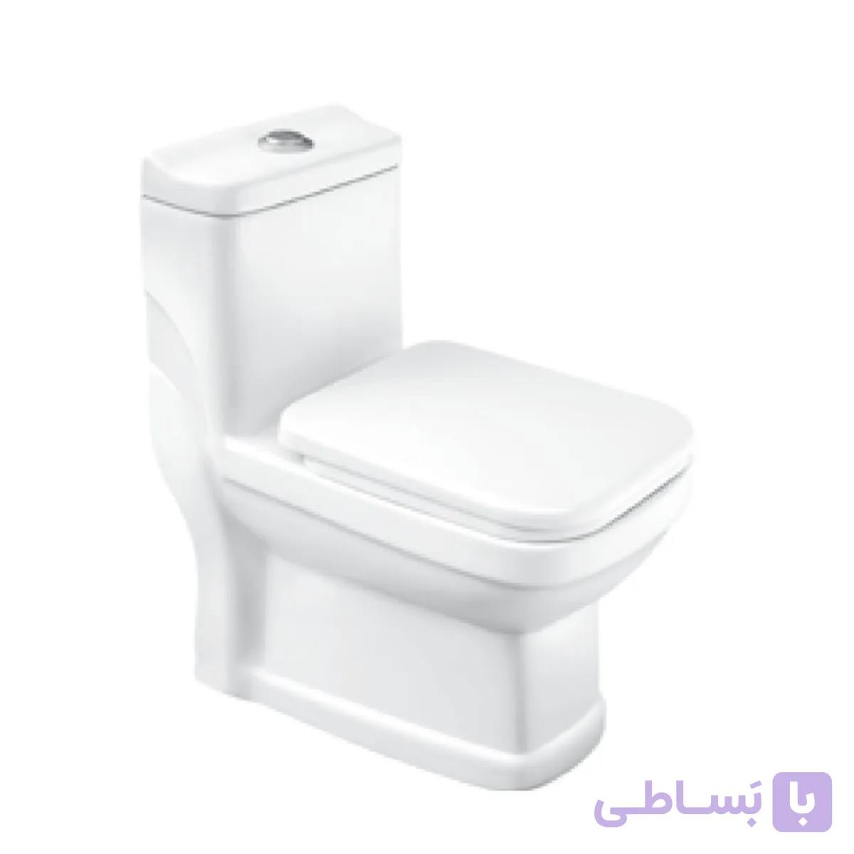 توالت فرنگی مینا مدل مگنولیا سفید