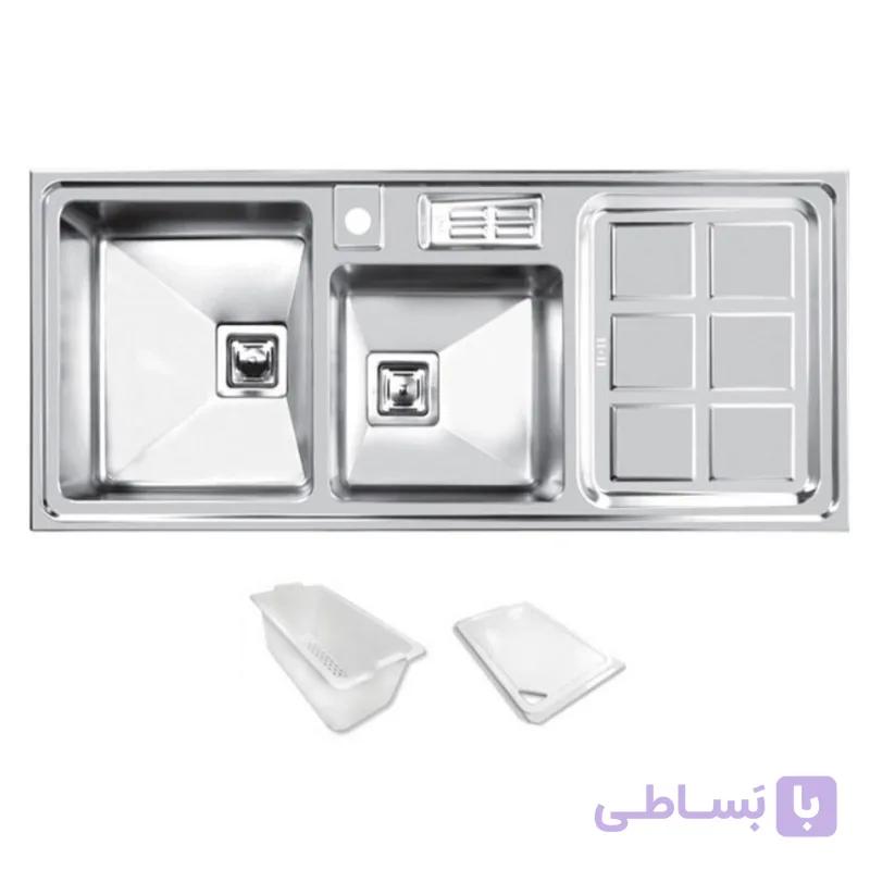 سینک ظرفشویی باکسی توکار اخوان مدل 318S