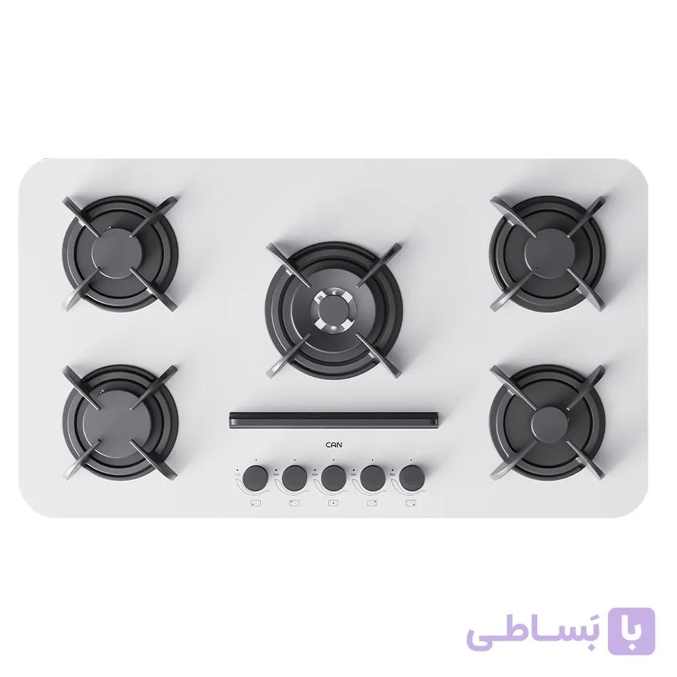 اجاق گاز صفحه ای کن مدل پاردیک سفید — تصویر 1
