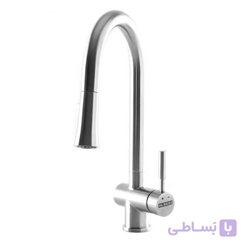 شیر ظرفشویی شاوری استیل البرز مدل ST321 — تصویر 1