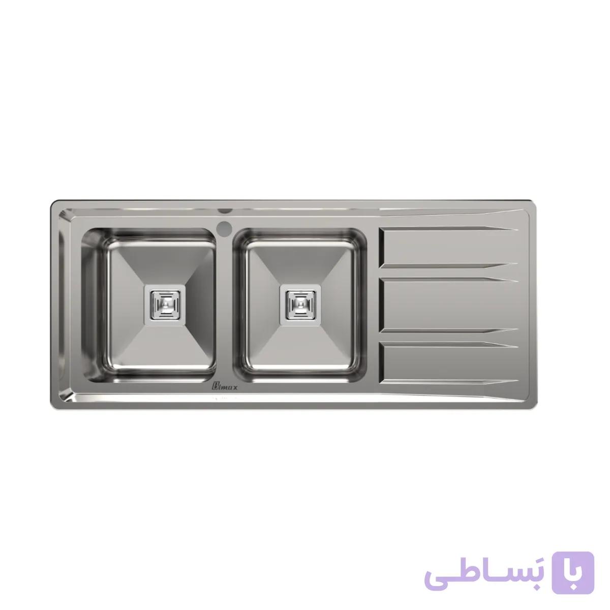سینک ظرفشویی توکار بیمکث مدل 4402 — تصویر 1
