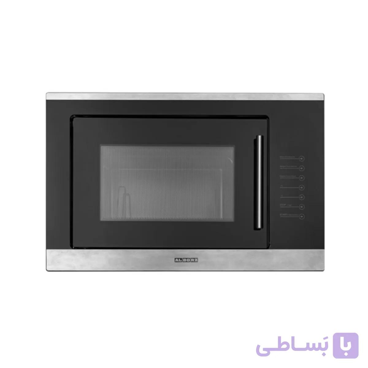 مایکروویو سولاردوم توکار استیل البرز مدل MS252 — تصویر 1
