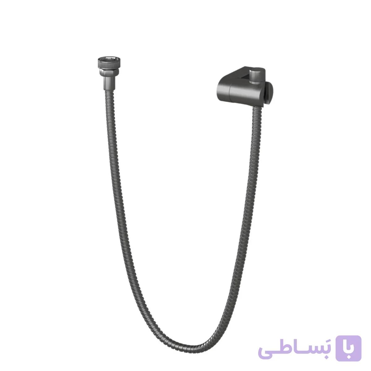 شلنگ توالت کسری کروم مات