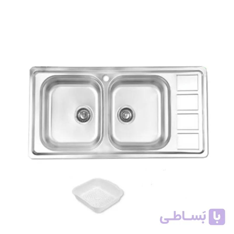 سینک ظرفشویی توکار اخوان مدل 373S