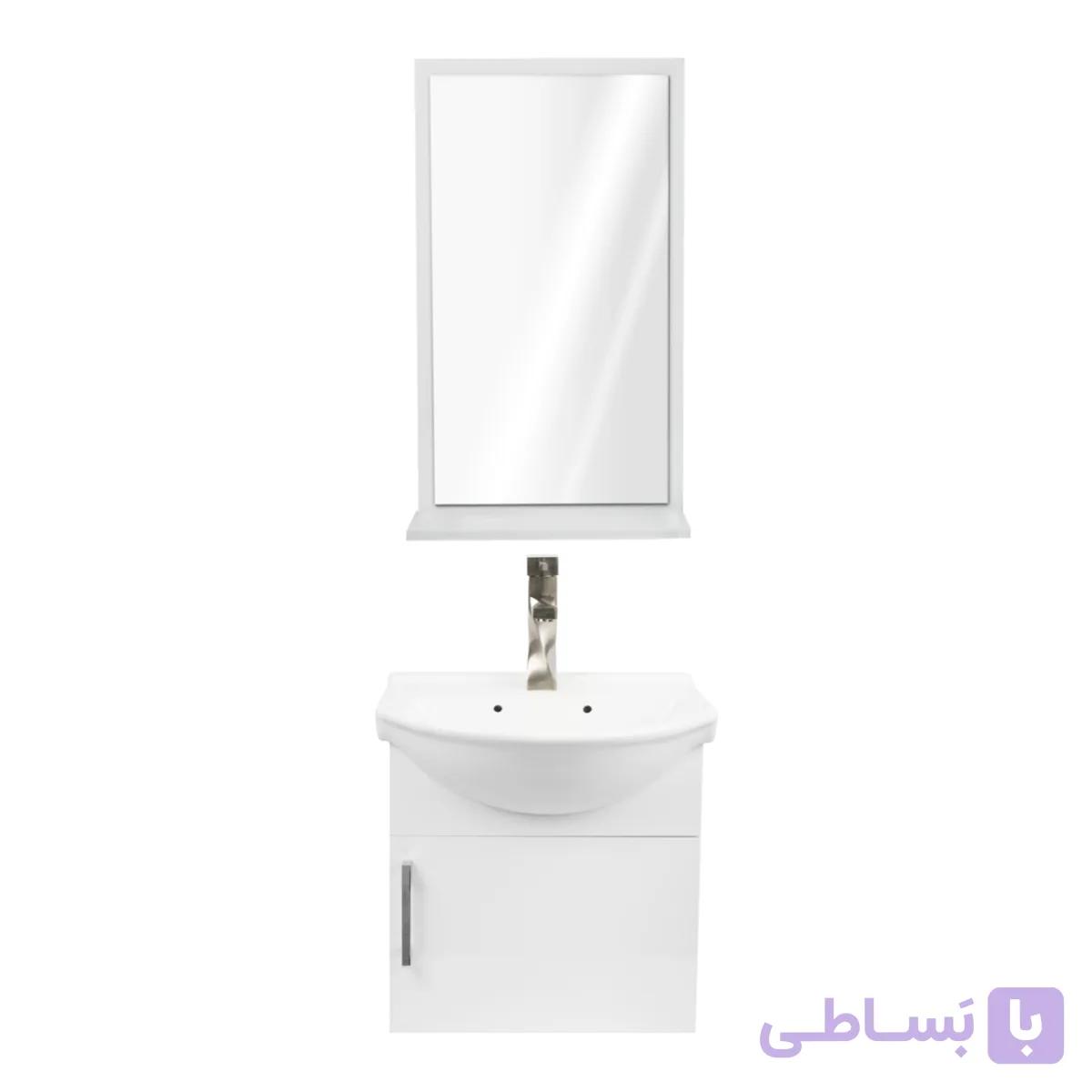 ست کابین روشویی و آینه چارسو مدل سلین Celine (سایز 45) — تصویر 1
