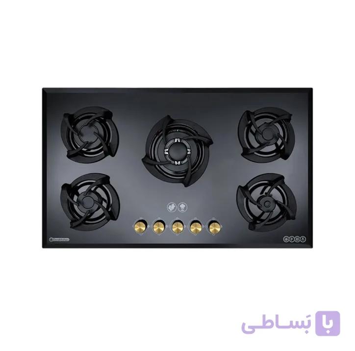 اجاق گاز صفحه ای شیشه‌ای درخشان مدل G609