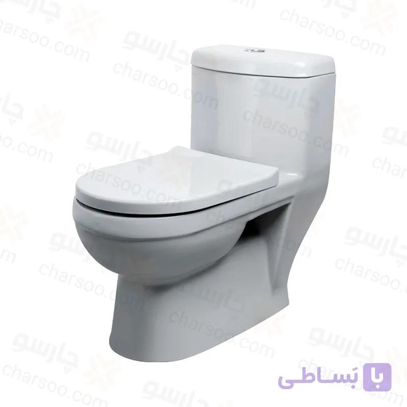 توالت فرنگی گاتریا مدل گاتریا طوسی — تصویر 1