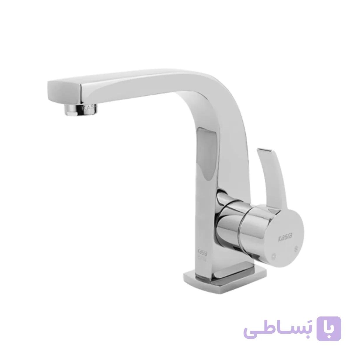 شیر روشویی کسری مدل فیروزه (فیورنزو) سفید طلایی