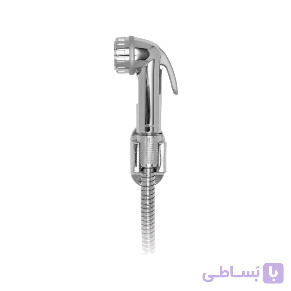 شلنگ توالت قهرمان براکتی کروم مشکی