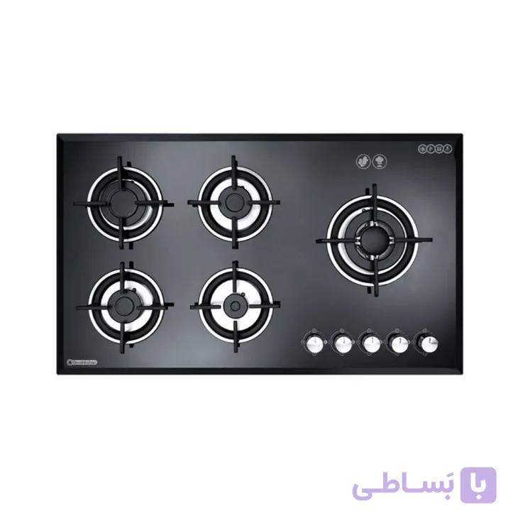 اجاق گاز صفحه ای شیشه‌ای درخشان مدل G608 — تصویر 1