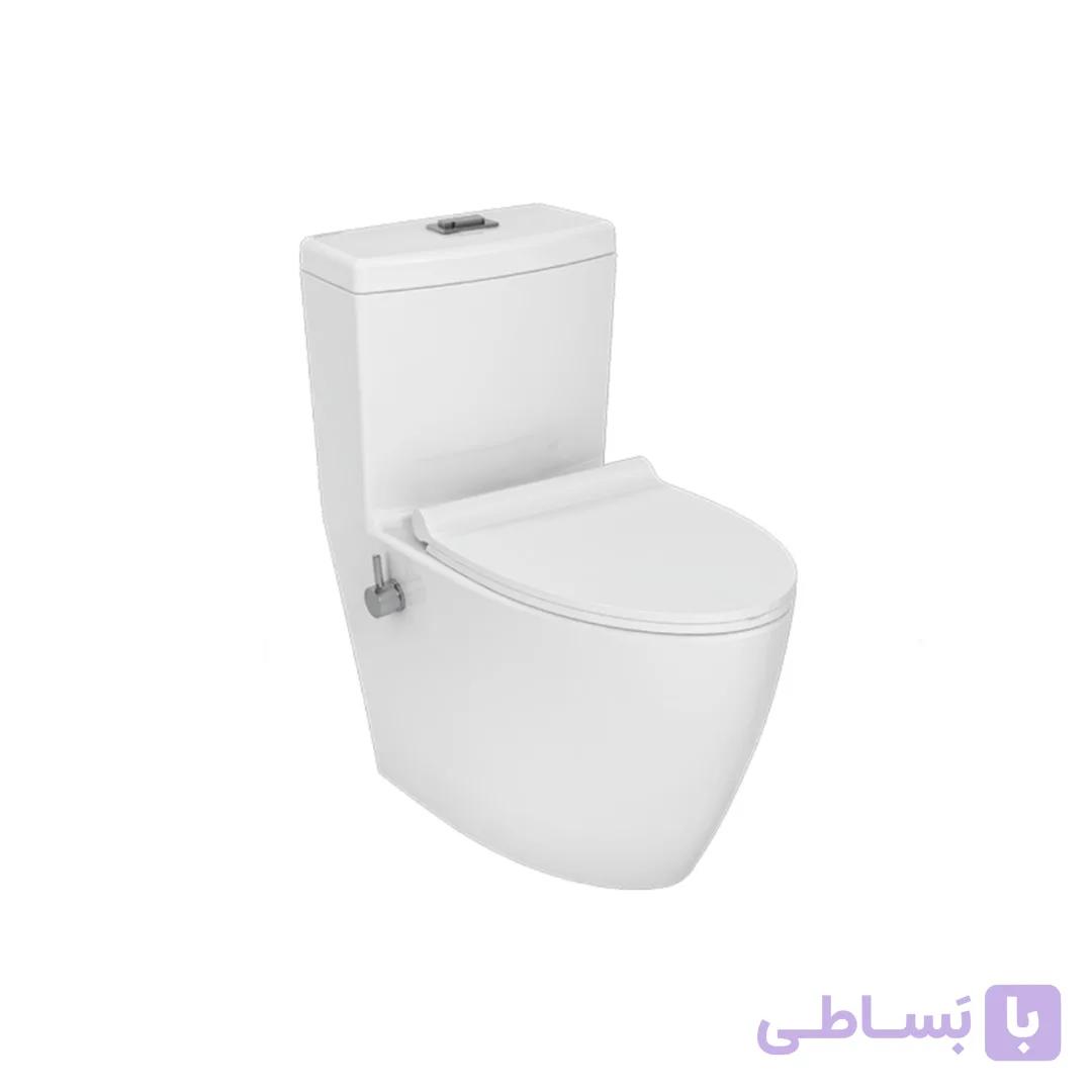 توالت فرنگی منوبلاک چینی کرد مدل آنتوریوم Anthurium — تصویر 1