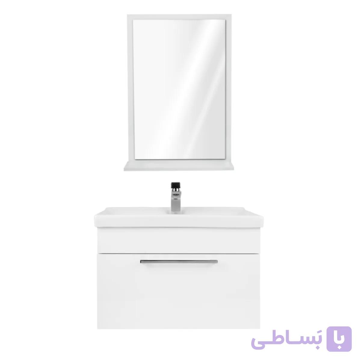 ست کابین روشویی و آینه چارسو مدل ونوس Venus (سایز 60) — تصویر 1