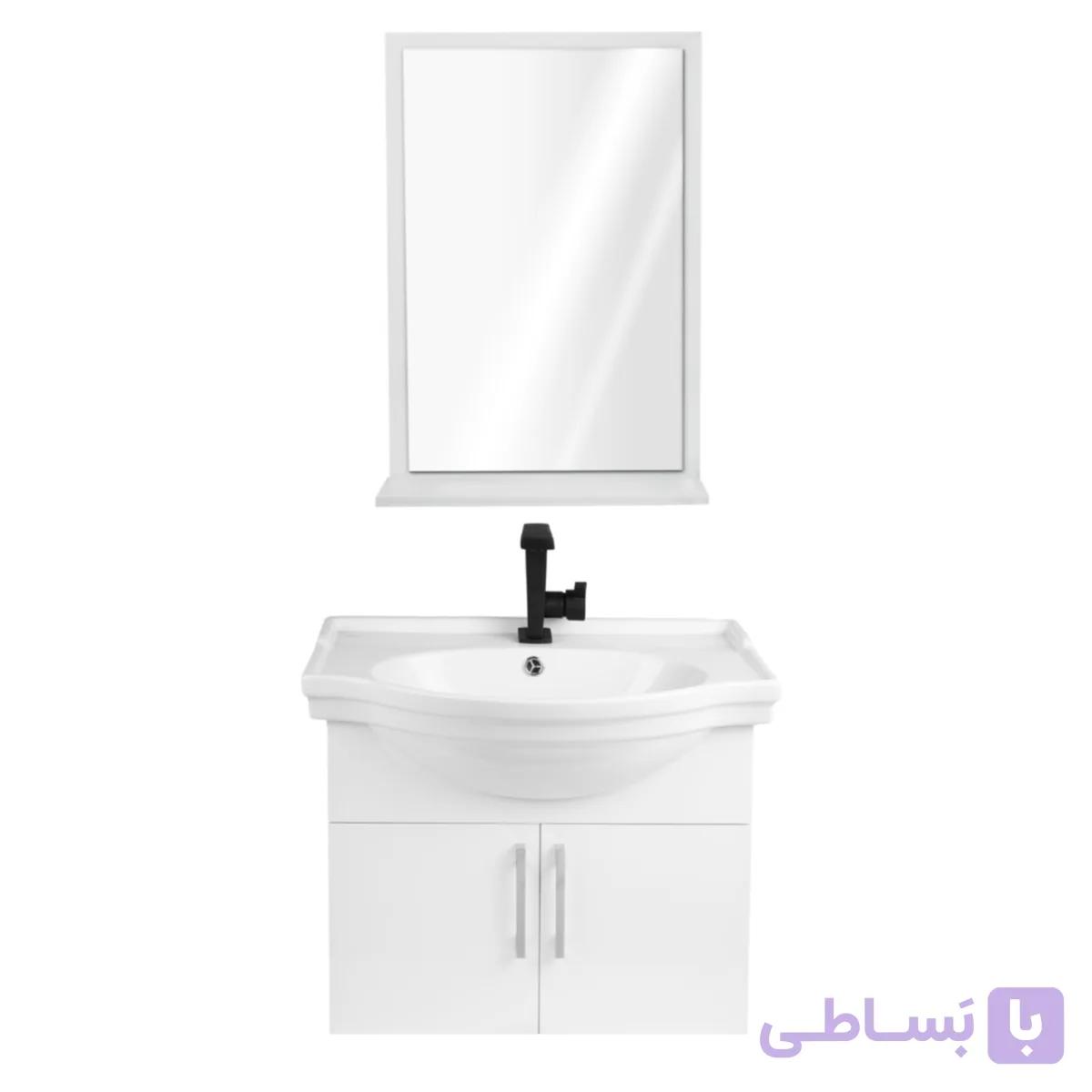 ست کابین روشویی و آینه چارسو مدل سرنا Serena (سایز 60) — تصویر 1
