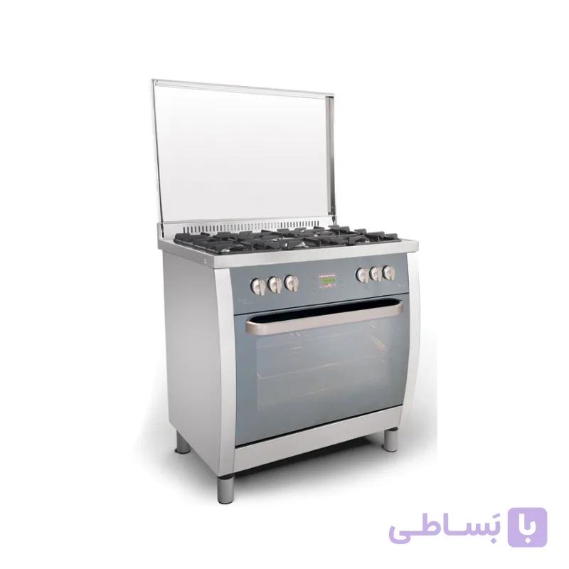 اجاق گاز مبله فردار هلالی اخوان مدل M9-EDTR استیل — تصویر 1