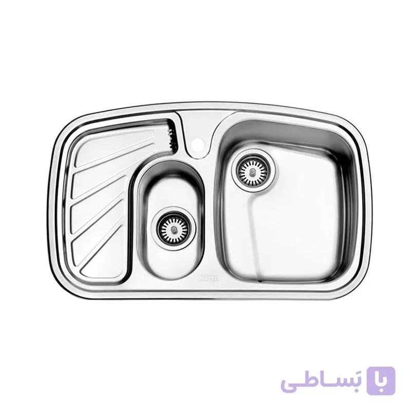 سينک ظرفشویی روکار استیل البرز مدل 608