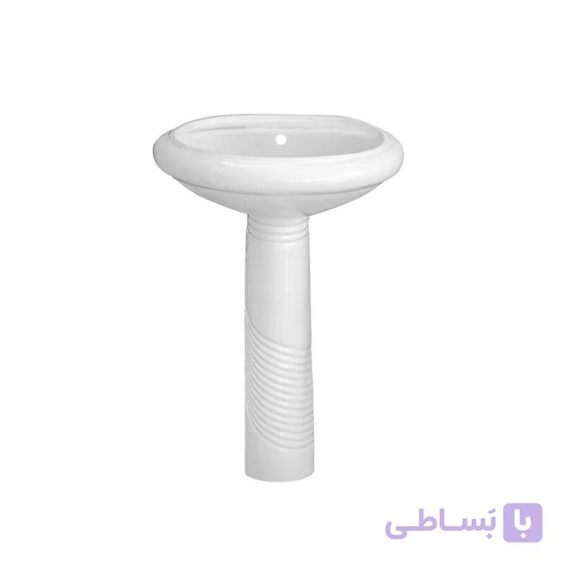 روشویی و پایه مینا مدل سمن (سایز 42-50-57) — تصویر 1
