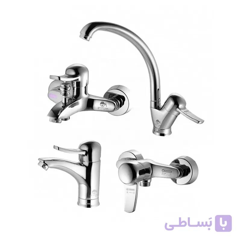 ست چهار تکه شیرآلات درخشان مدل هما (کاسیو) — تصویر 1