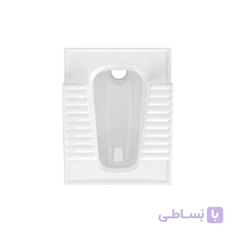 توالت ایرانی چینی کرد مدل لاندیس طبی Landis ریم بسته — تصویر 1