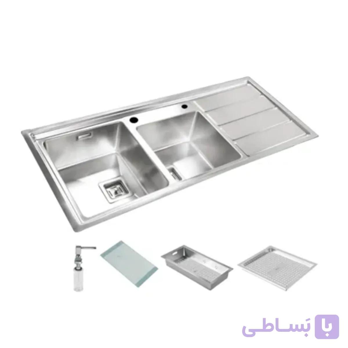 سینک ظرفشویی باکسی توکار اخوان مدل 603 — تصویر 1