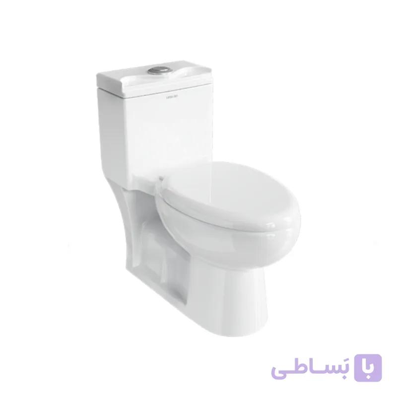 توالت فرنگی یک تکه چینی کرد مدل لویزا Luisa درجه ۱ — تصویر 1