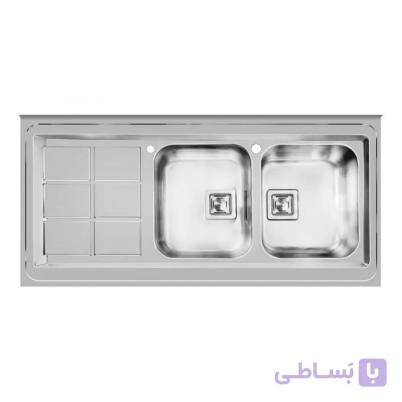 سینک ظرفشویی روکار اخوان مدل 502 — تصویر 1