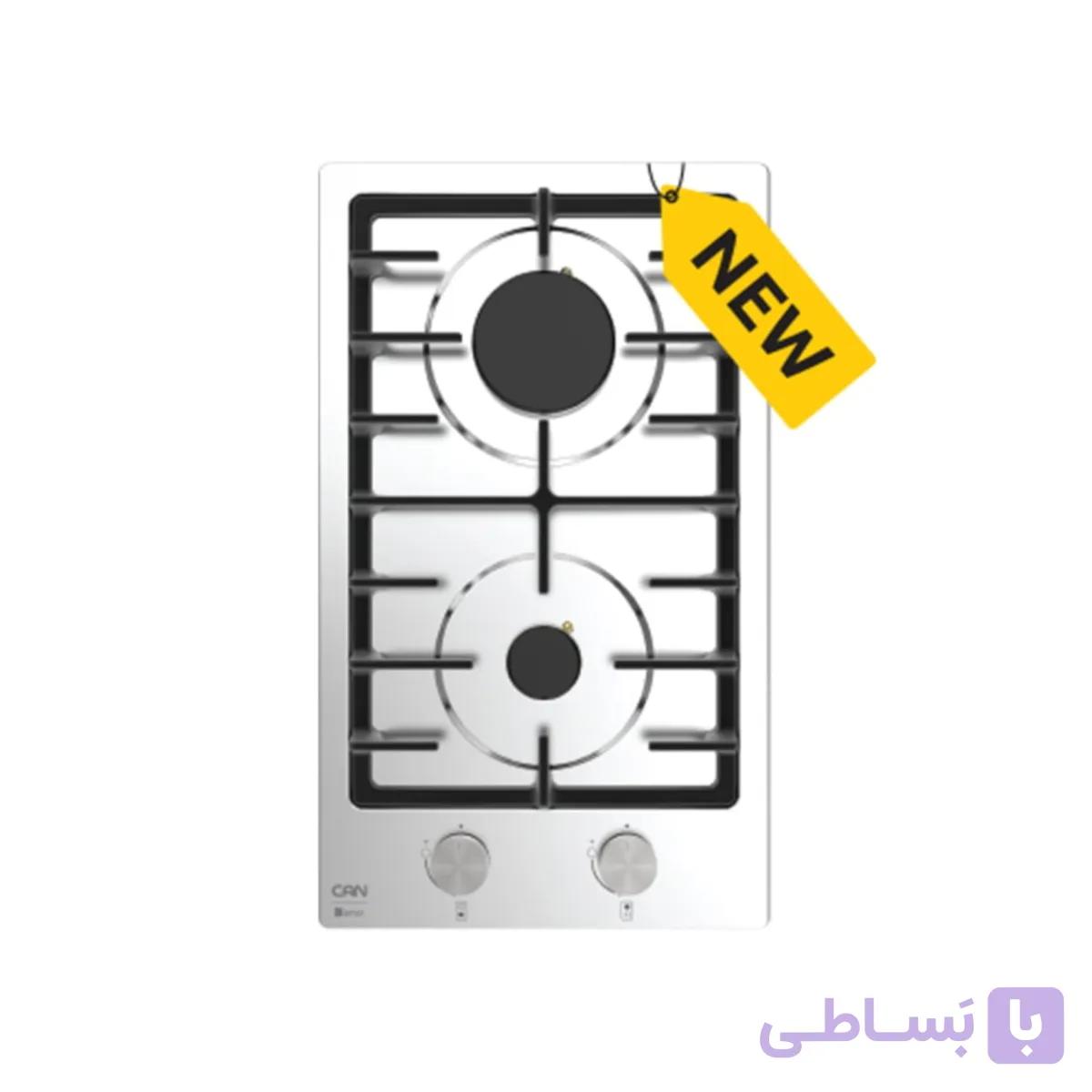 اجاق گاز استیل دو شعله کن مدل کامر Camer — تصویر 1