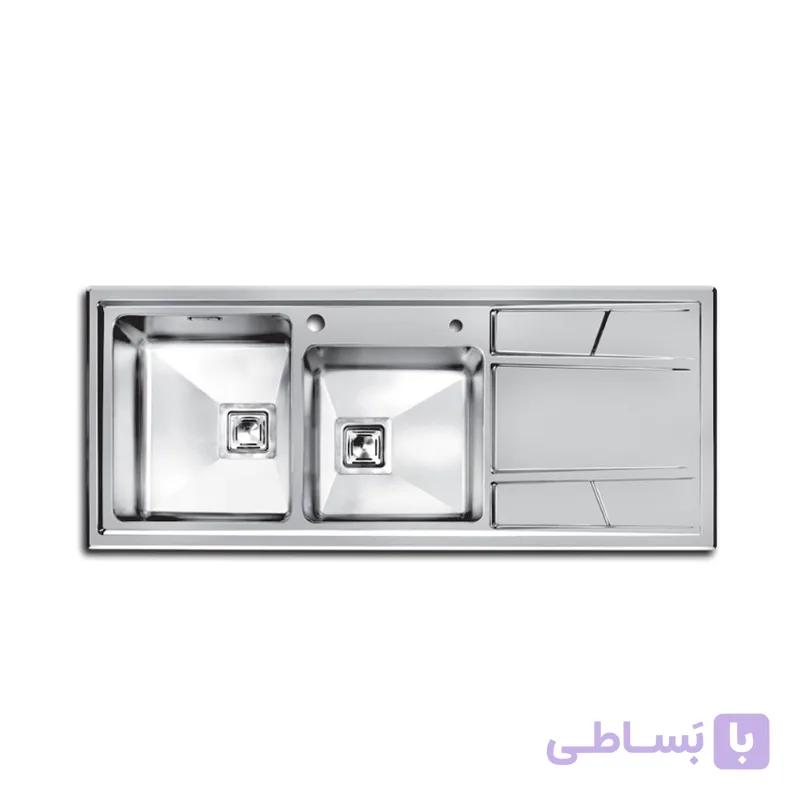 سینک ظرفشویی باکسی توکار اخوان مدل 302S — تصویر 1