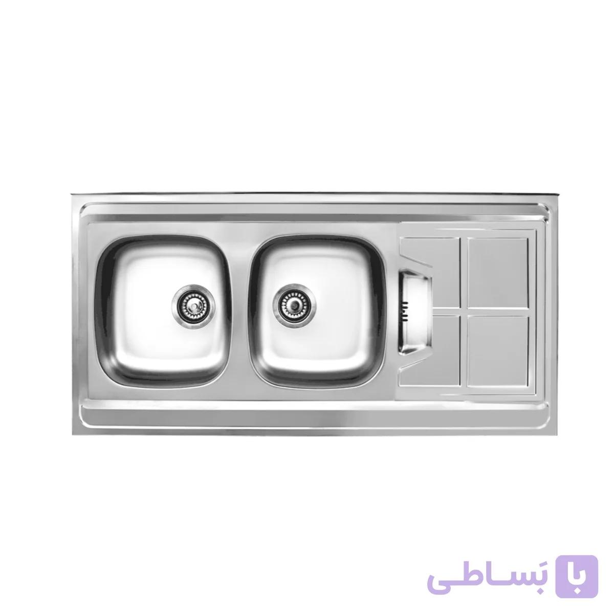 سینک ظرفشویی روکار اخوان مدل 153SP — تصویر 1