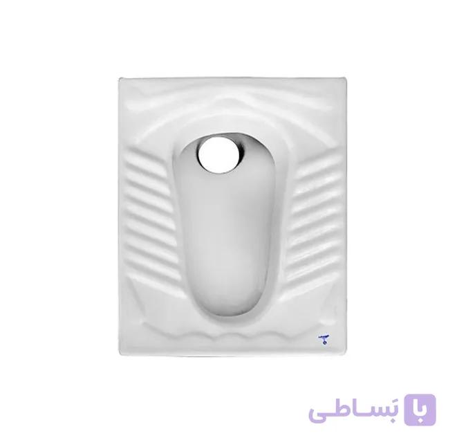 توالت ایرانی مینا مدل شقایق تخت — تصویر 1