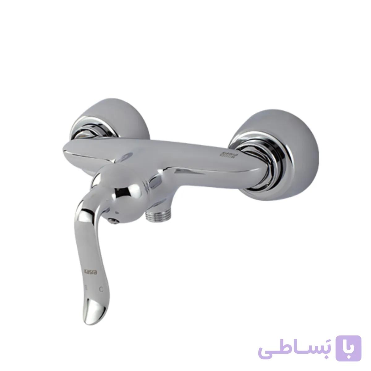 شیر توالت کسری مدل رابین کروم مات